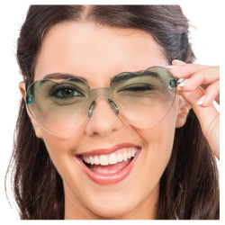 LUNETTES FORME COEUR VERRES...