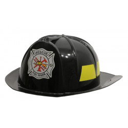 CASQUE POMPIER ENFANT NOIR