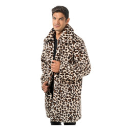 MANTEAU LEOPARD HOM.XXL