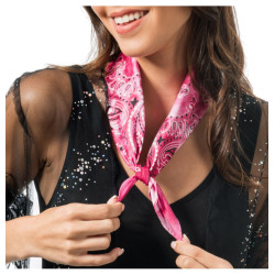 BANDANA TIE AND DYE ROSE