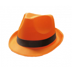 Chapeau borsalino orange...