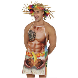 TABLIER HAWAI SEXY HOMME TU