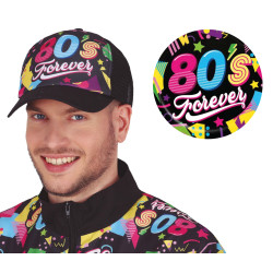 CASQUETTE AN.80'S FOREVER...