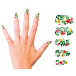 12 ONGLES EXOTIQUES AVEC COLLE