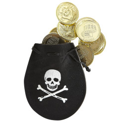 BOURSE PIRATE + 12 LOUIS D'OR
