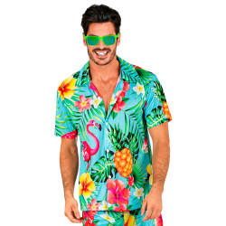 CHEMISE HAWAI FLAMANT ROSE...