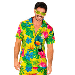 CHEMISE HAWAI JAUNE TOUCAN...