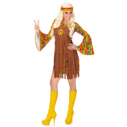 ROBE+VESTE HIPPIE FEM.L