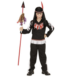 INDIEN G.5/7ANS (128cm) NOIR