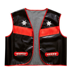 GILET COWBOY HOM.XL NOIR