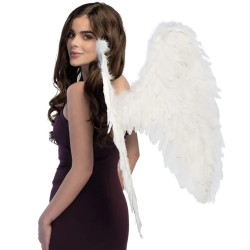 AILES ANGE 87X72cm BLANCHES