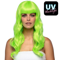 PERRUQUE CHIQUE FLUO UV VERTE