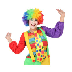 MAXI CRAVATE CLOWN MULTICOLORE