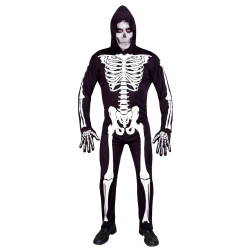 SQUELETTE AVEC CAPUCHE HOM.XXL