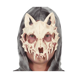 MASQUE SQUELETTE PVC CHAT