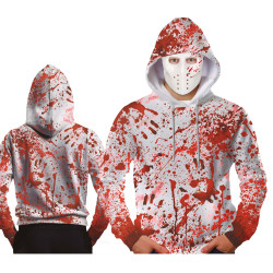 SWEAT A CAPUCHE BLANC...