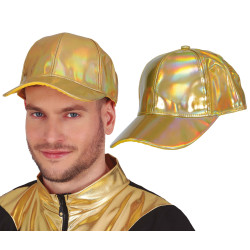 CASQUETTE HOLOGRAPHIQUE OR