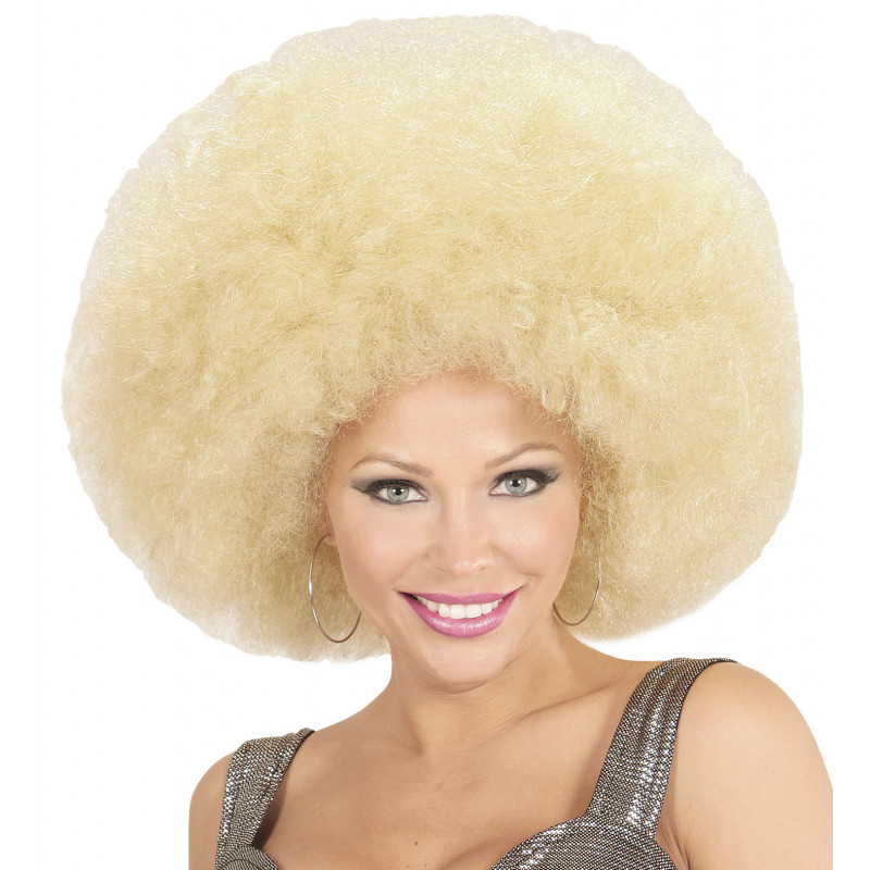 PERRUQUE AFRO BLONDE EXTRAVOLUME