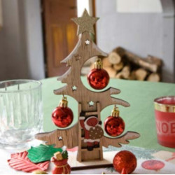 DECO SAPIN EN BOIS AVEC...