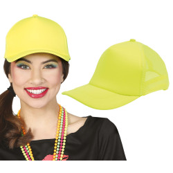 CASQUETTE FLUO JAUNE