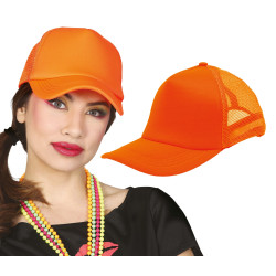 CASQUETTE FLUO ORANGE