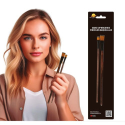 KIT 2 PINCEAUX DE MAQUILLAGE