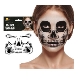 TATOUAGE VISAGE TETE DE MORT