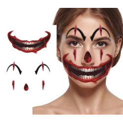 TATOUAGE VISAGE CLOWN...