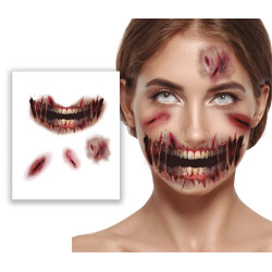 TATOUAGE VISAGE CICATRICES