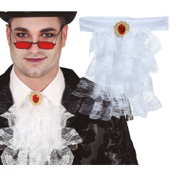 JABOT PLASTRON AVEC RUBIS...