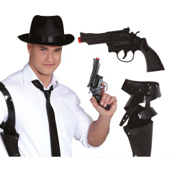 PISTOLET AVEC HOLSTER 25cm