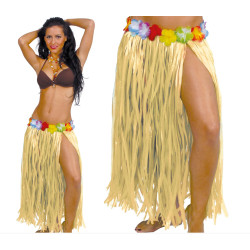 JUPE HAWAI 75cm NATUREL