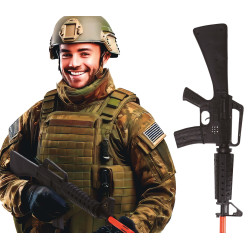 FUSIL D'ASSAUT 63cm AVEC SON