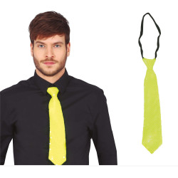 CRAVATE A SEQUINS 35cm FLUO...