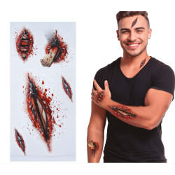 TATOUAGE BLESSURES OUVERTES...