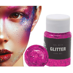 POT GEL 20g PAILLETTES FUCHSIA