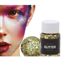 POT GEL PAILLETTES 20g OR