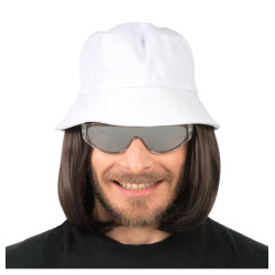 BOB BLANC AVEC PERRUQUE...