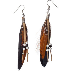 BOUCLES D'OREILLES PLUMES...