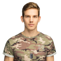 COLLIER PLAQUE MILITAIRE