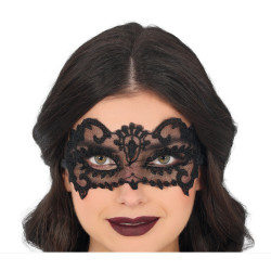 LOUP EN DENTELLE NOIR