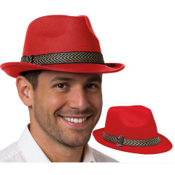 CHAPEAU FUNKY ROUGE