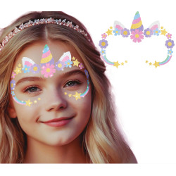 TATOUAGE DE VISAGE GLITTER...
