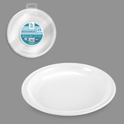25 ASSIETTES PLASTIQUE (PS)...
