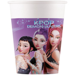 8 GOBELETS CARTON 25cl...