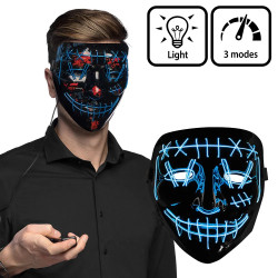 MASQUE A LEDS NOIR KILLER...