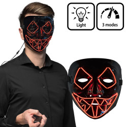 MASQUE A LEDS NOIR KILLER...
