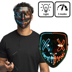 MASQUE A LEDS NOIR KILLER...