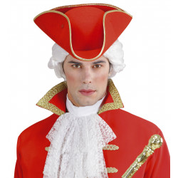 CHAPEAU TRICORNE BORD DORE...