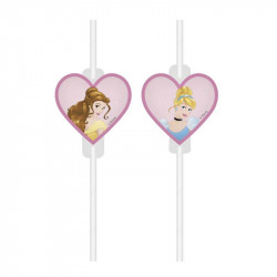4 PAILLES EN CARTON PRINCESSES
